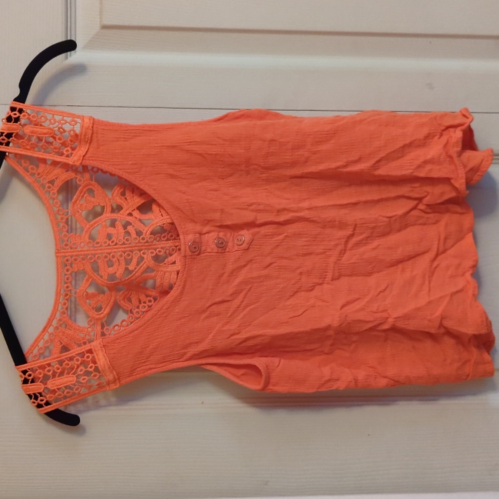 Adam Levine orange tank top XL